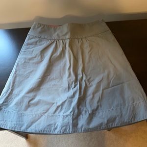 EUC J. Crew Cotton Taffeta A-Line Skirt